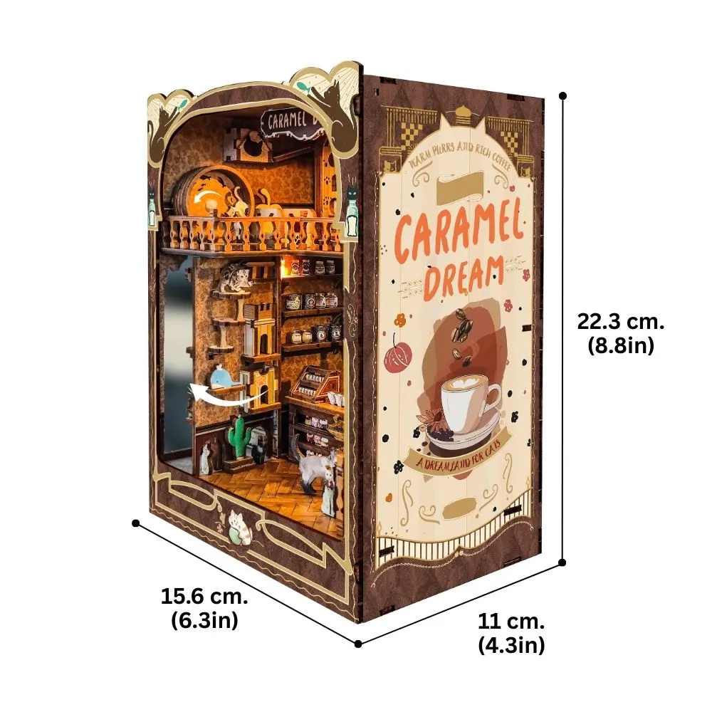 Figured'Art Book Nook Karamel Dromen bouwpakket 330 stuks