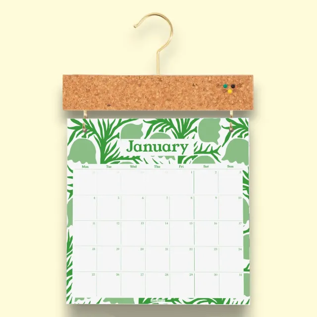 Studio Wald 2027 Pinboard Calendar prikbordkalender floral