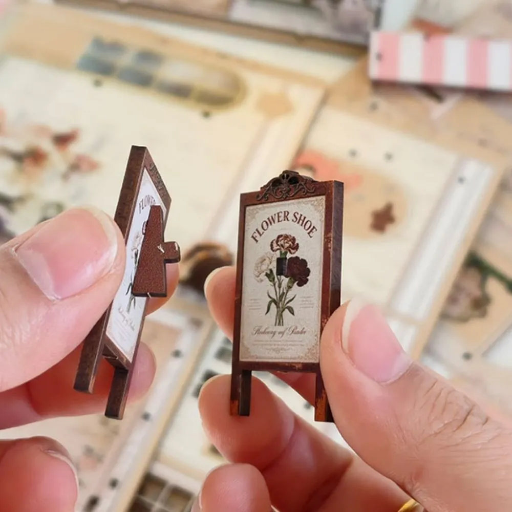 Figured'Art Miniatuurhuisjes Sweet Eaves Bloemist 3D puzzel met led
