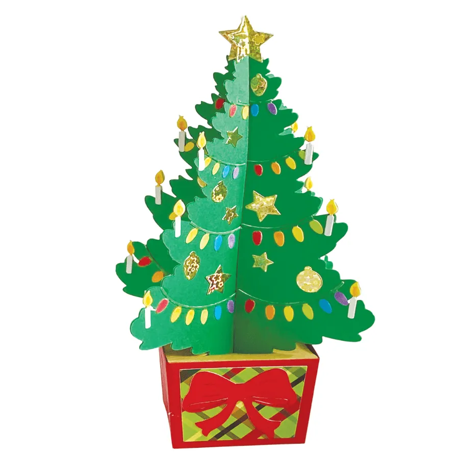 Craft Buddy 3D Joyful Christmas Tree snijmallen 14 stuks