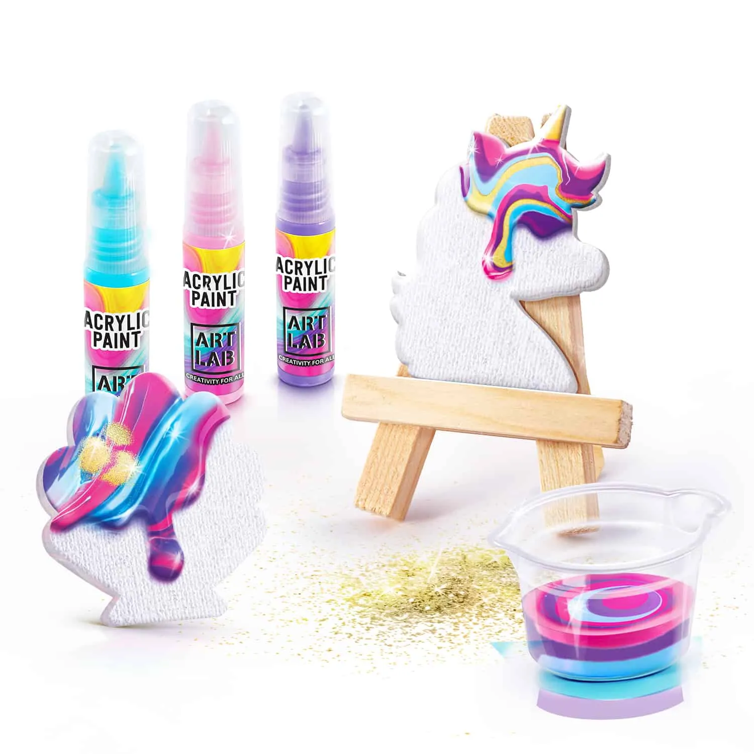 Canal Toys Art Lab Pouring Art Easel schilderijset