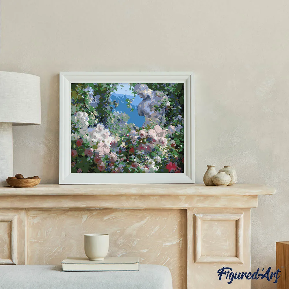 Figured'Art Psyche in the Garden schilderen op nummer 40x50 cm
