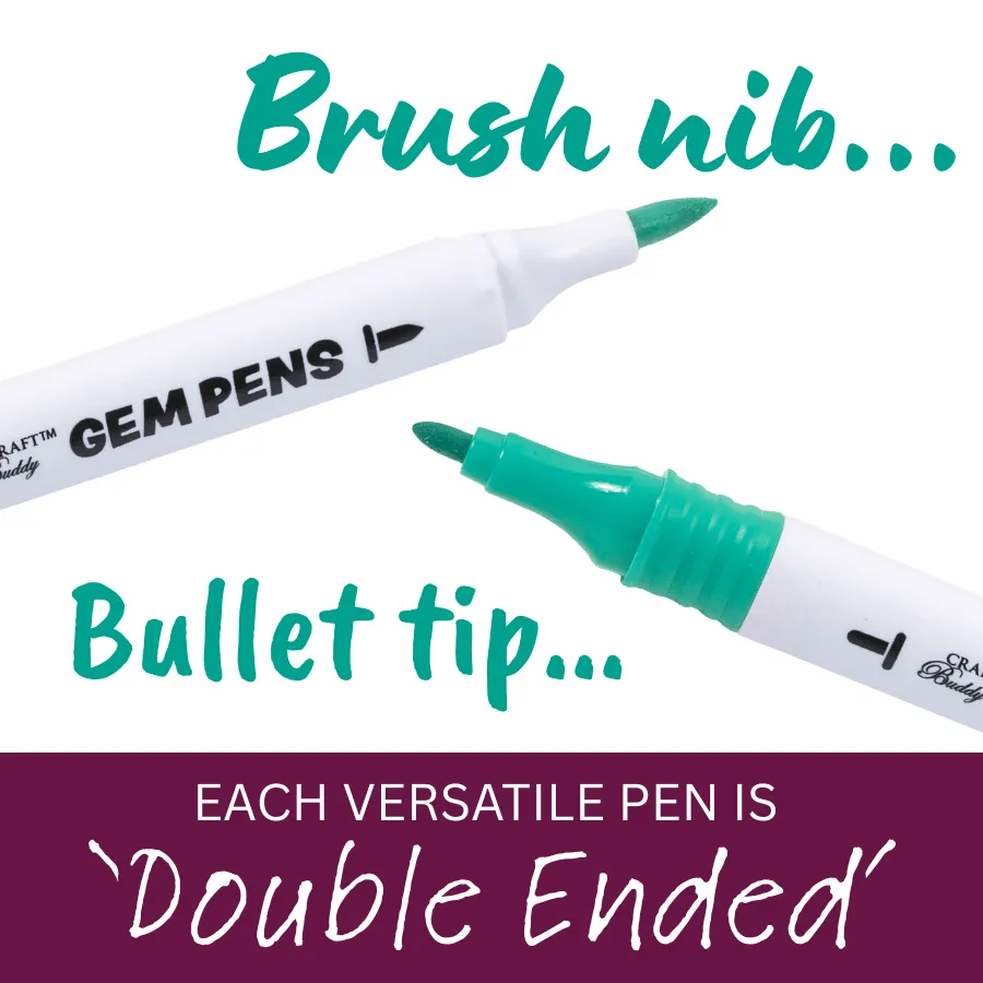 Craft Buddy Crystal Art Gem Pens stiften 36 stuks