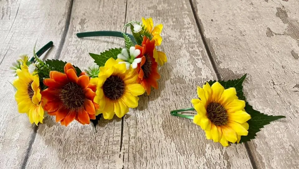 Craft Buddy Forever Flowerz Sunflowers bloemen set 120 stuks
