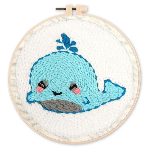Figured'Art Babywalvis punch needle pakket 20cm wol