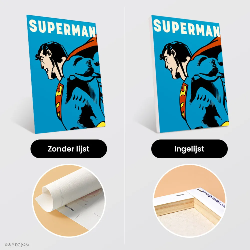 Figured'Art DC Helden mini schilderen op nummer 15x20cm 6 stuks