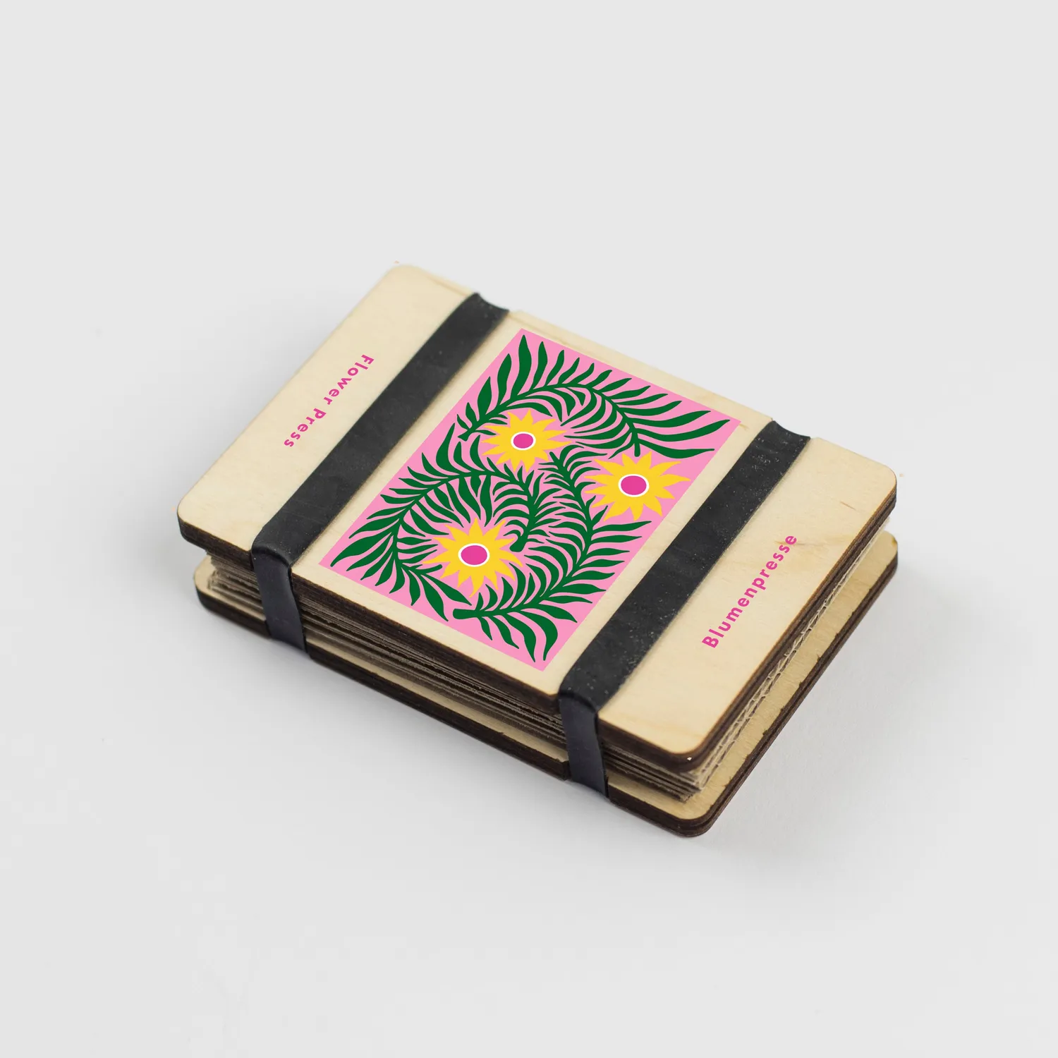 Studio Wald Pocket Flower Press Teasel bloemenpers 12x8cm karton