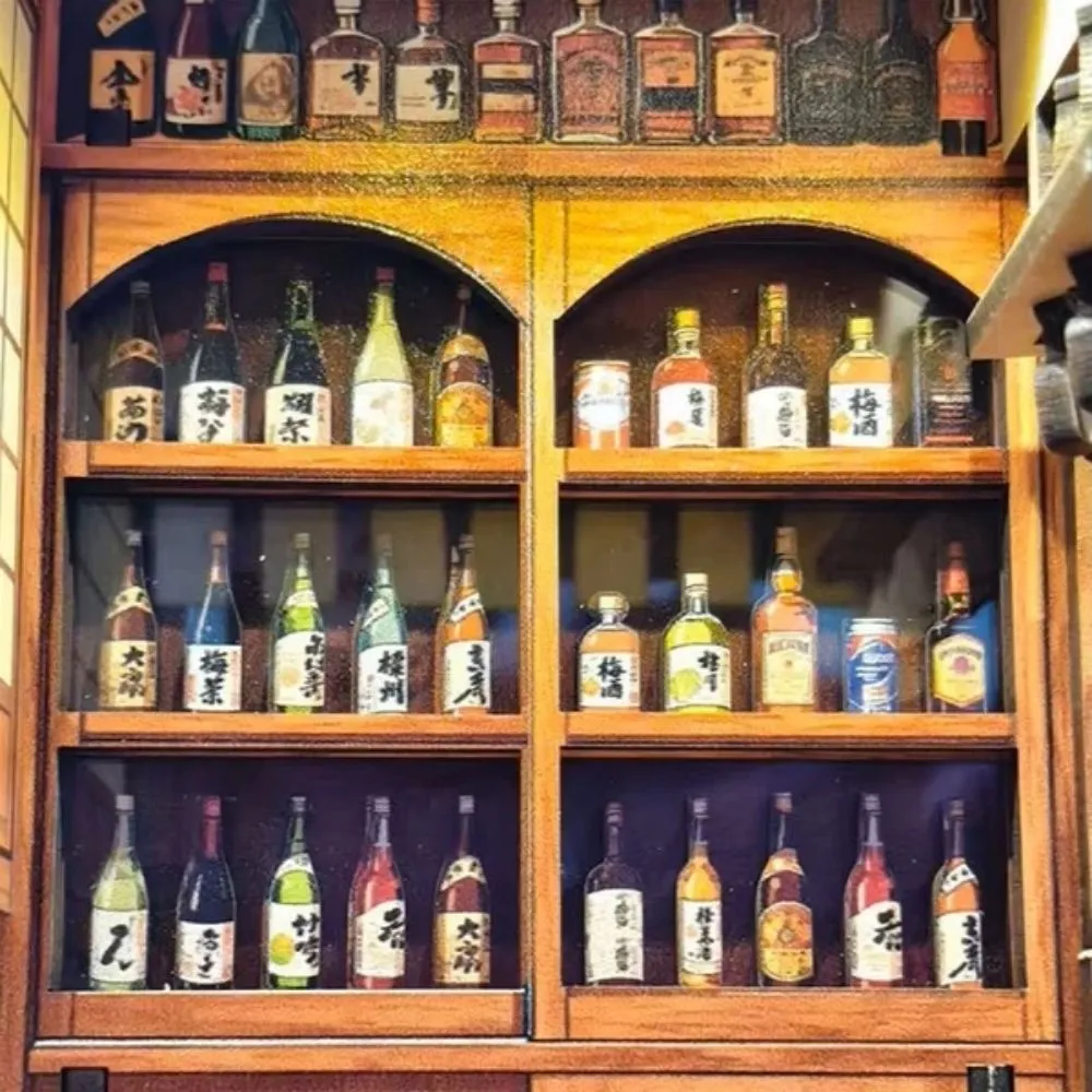 Figured'Art Sakura Sake Bar miniatuurhuisje 3D puzzel 209 stukjes