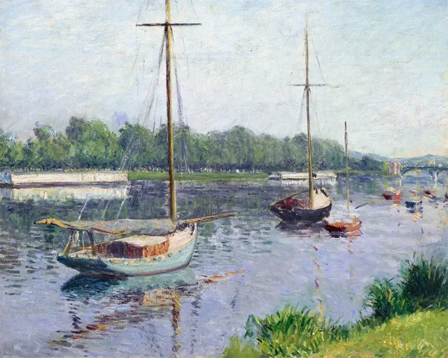 Figured'Art Caillebotte Bassin Argenteuil diamond painting 40x50