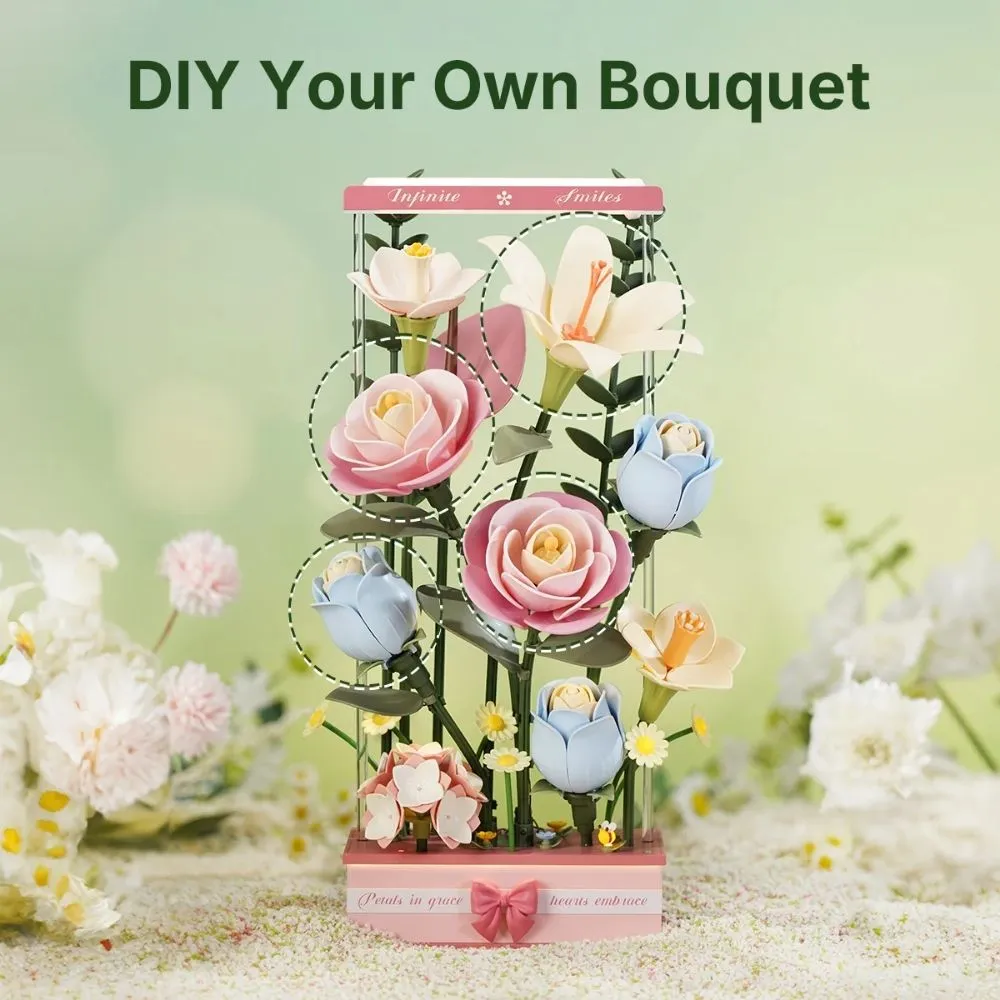 Figured'Art 3D Puzzel Roze Camelia bloem 37 stukjes