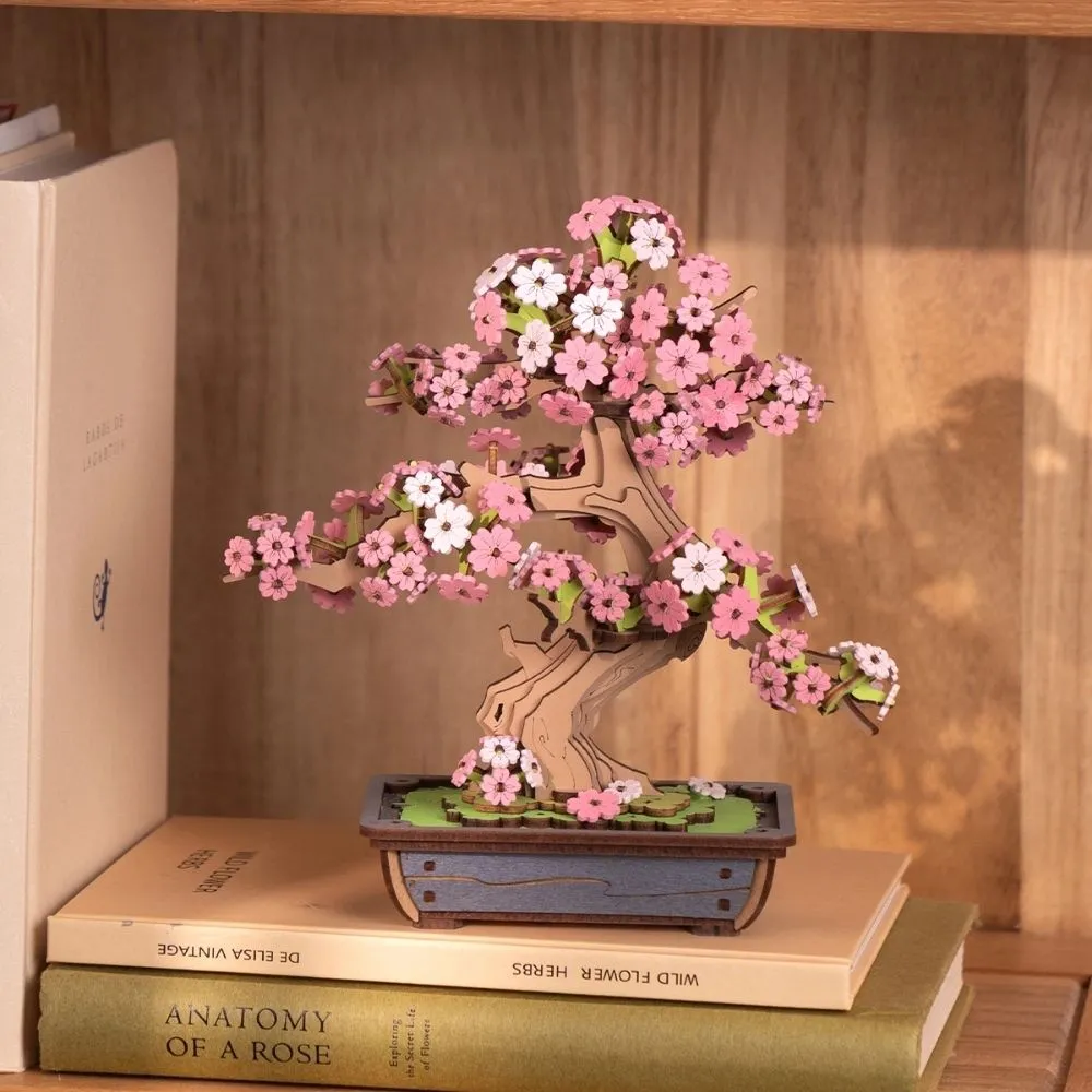 Figured'Art Sakura Bonsai 3D puzzel 263 stukjes kersenbloesem
