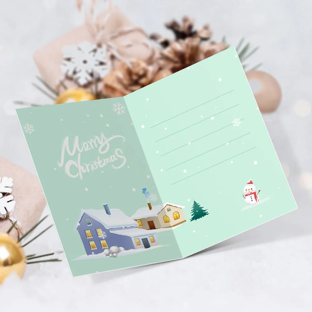 Figured'Art Serie 2 kerstkaarten schilderen op nummer set van 6