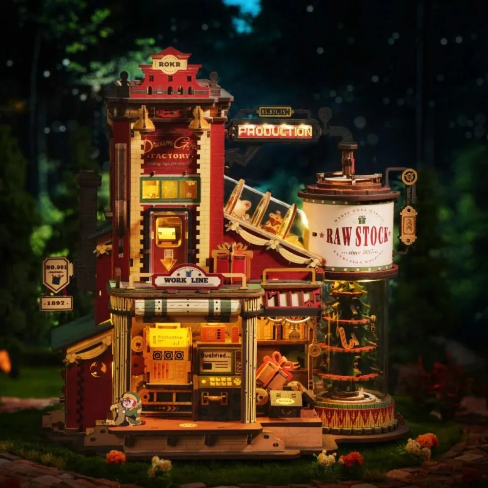 Figured'Art Droomcadeaufabriek 3D puzzel muziekdoos 449 stuks