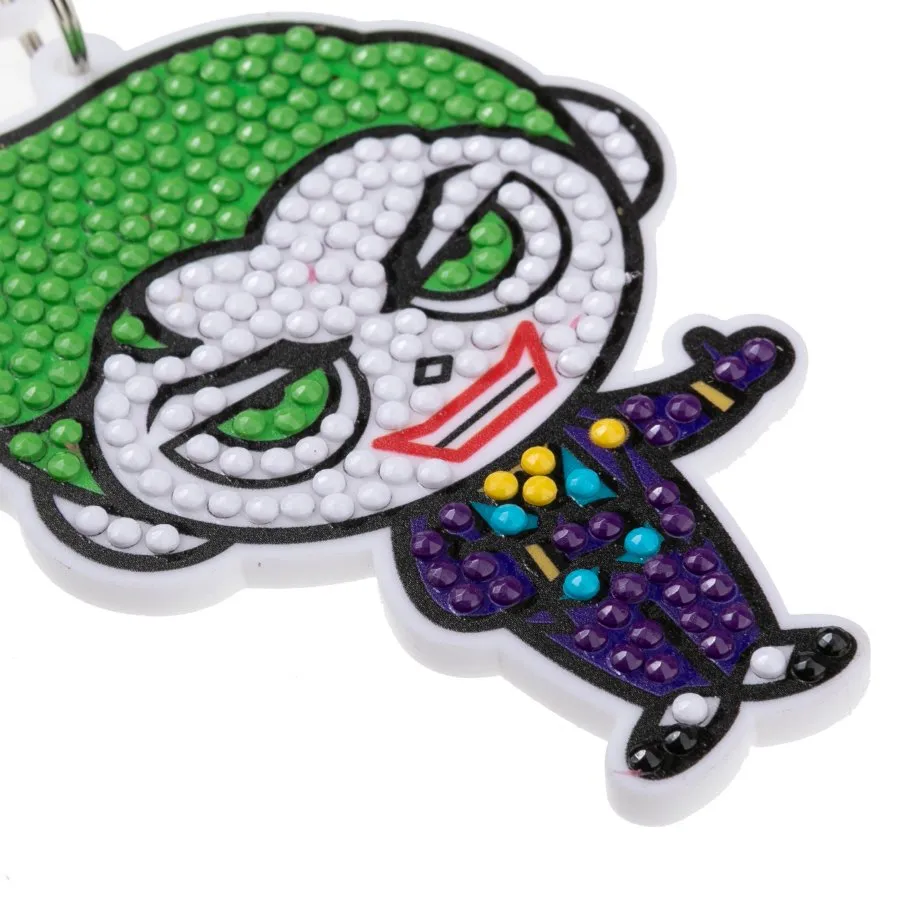 Craft Buddy Crystal Art Joker tas hanger diamond painting 9x11 cm