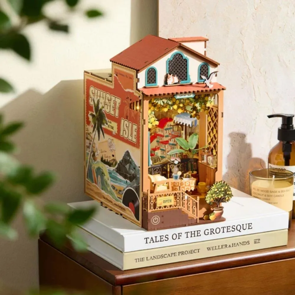 Figured'Art Zonsondergangseiland book nook 15x23,9x26,7cm 284 stuks
