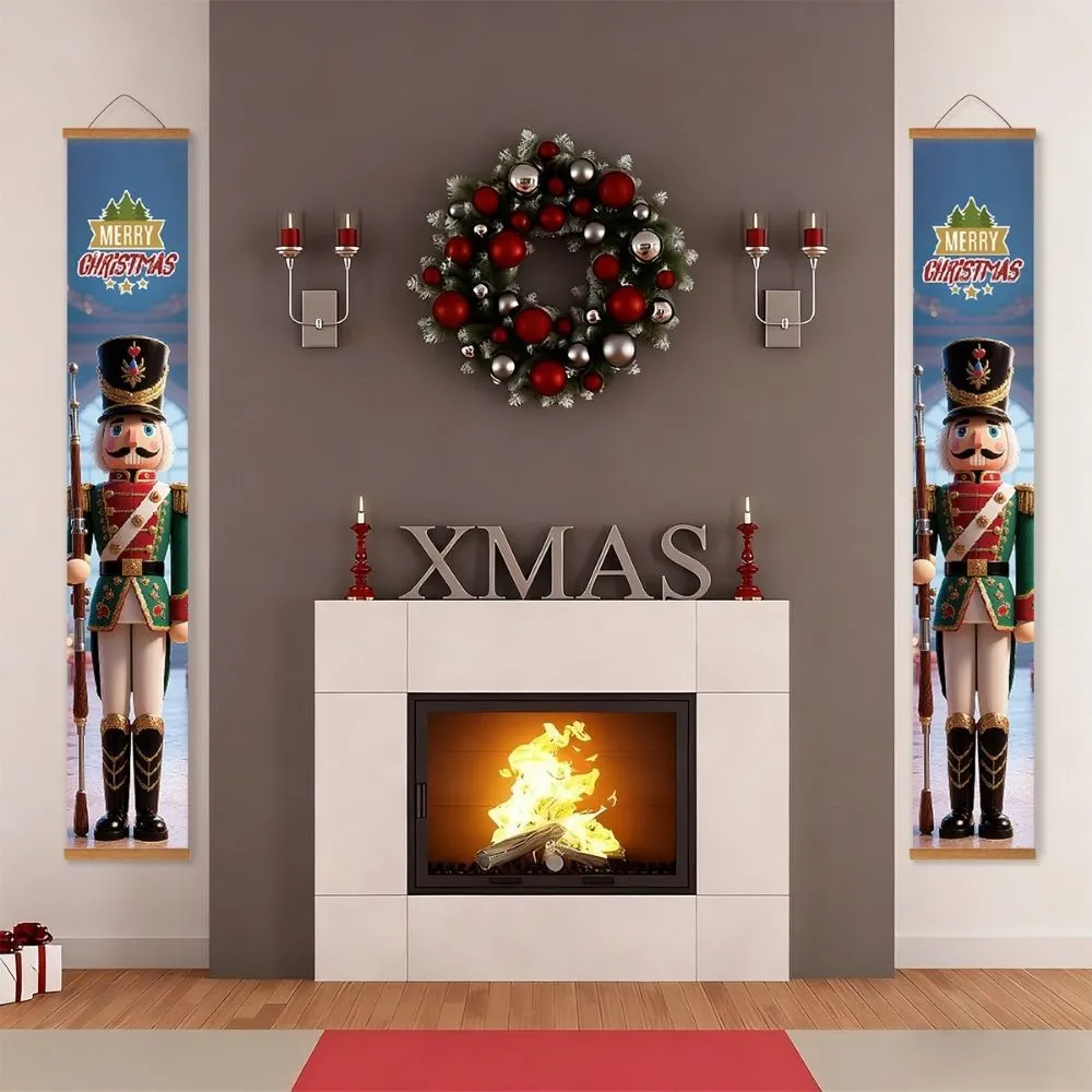 Figured'Art Kerstballet deur banner schilderen op nummer 20x120 cm