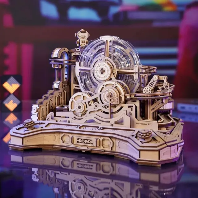 Figured'Art Tandwielbal-uitdaging 3D puzzel hout 653 stukjes