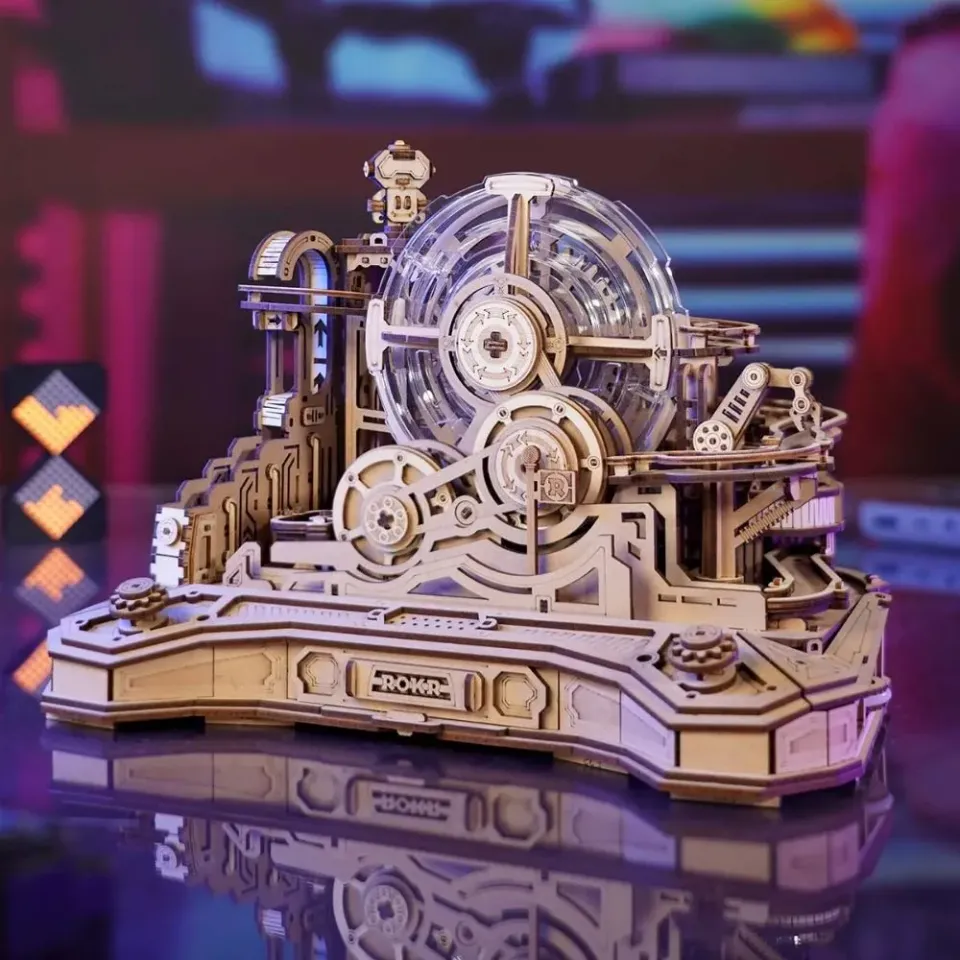 Figured'Art Tandwielbal-uitdaging 3D puzzel hout 653 stukjes