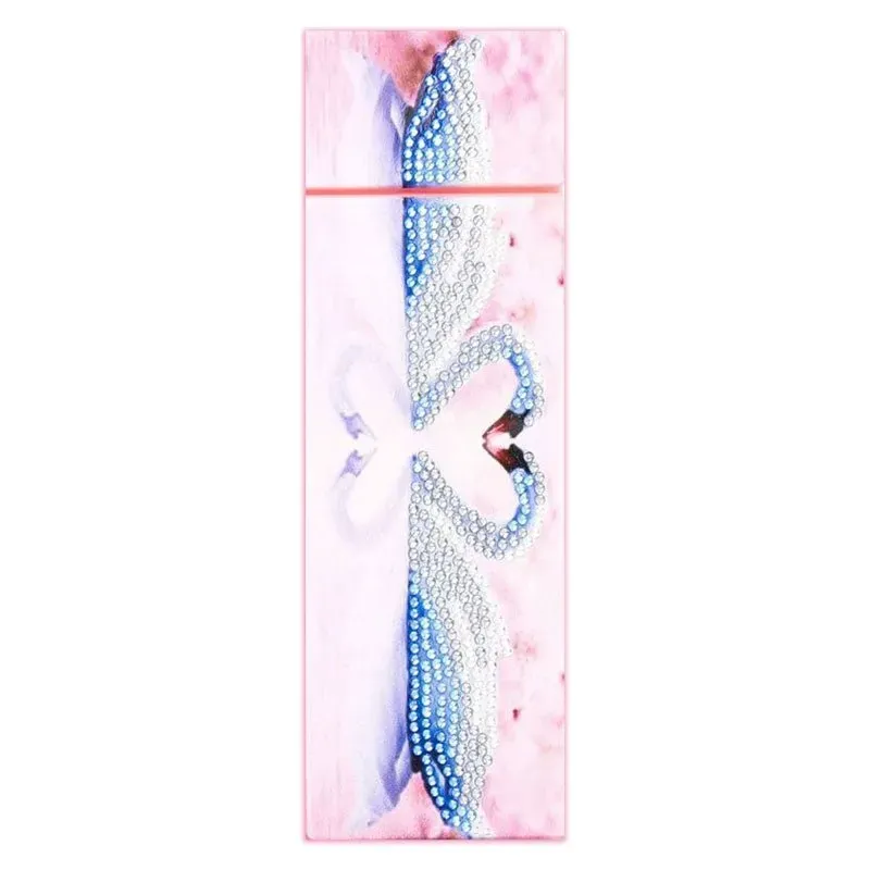 Figured'Art Zwaan Hart diamond painting pennendoos 21cm