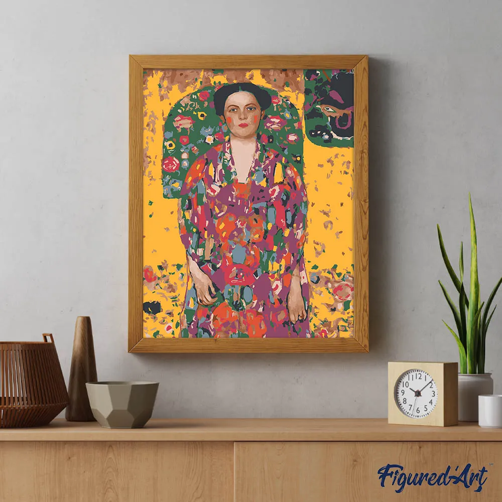 Figured'Art Klimt Eugenia Primavesi schilderen op nummer 40x50 cm