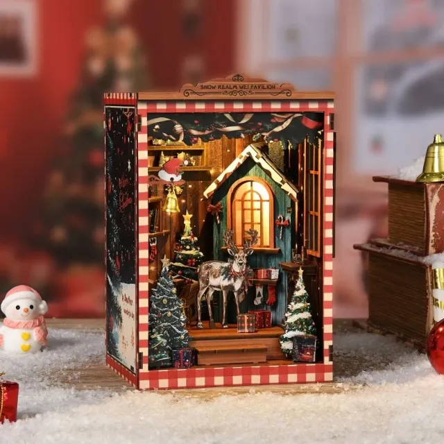 Figured'Art Het Besneeuwde Toevluchtsoord book nook 161 stuks LED
