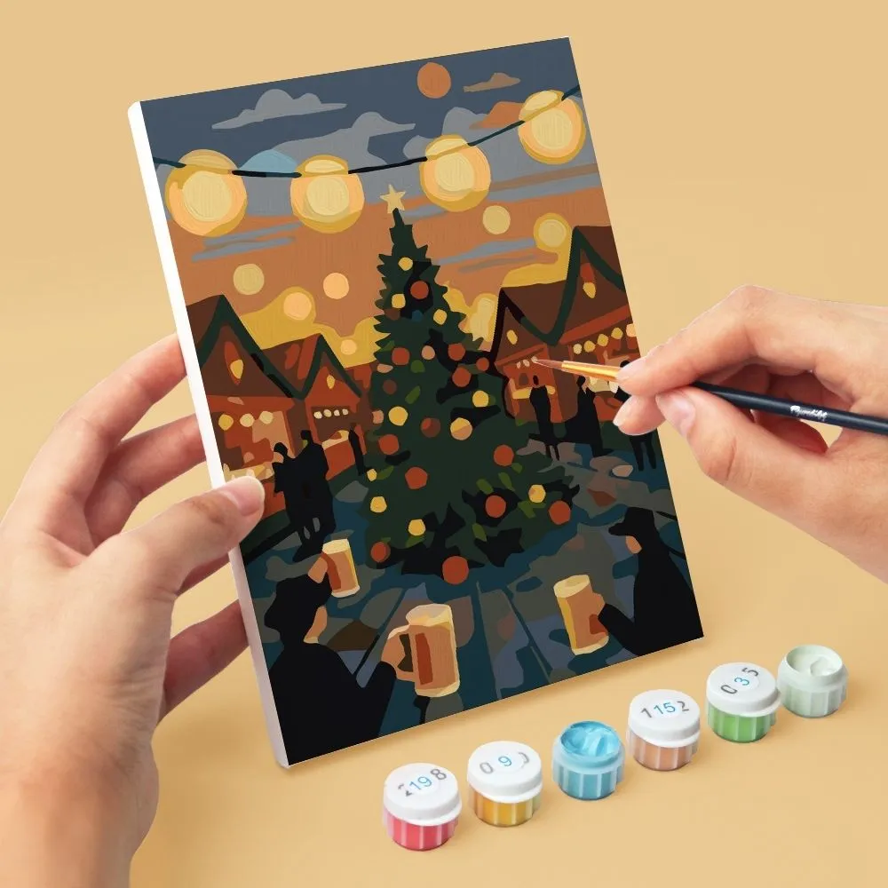 Figured'Art Mini Hallo Duitsland schilderen op nummer 15x20 cm 6 stuks
