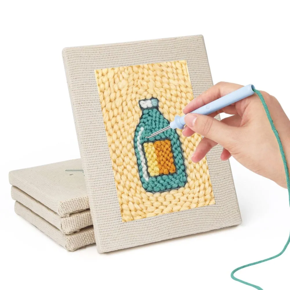 Figured'Art Heerlijke Favorieten 2 punch needle set 4 stuks keuken