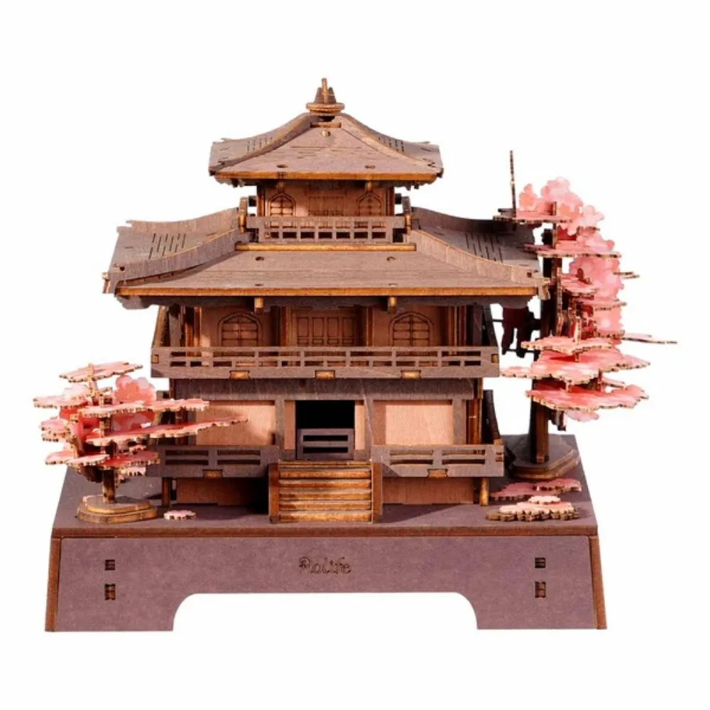 Figured'Art 3D Puzzel Sakura-paviljoen 235 stukjes hout