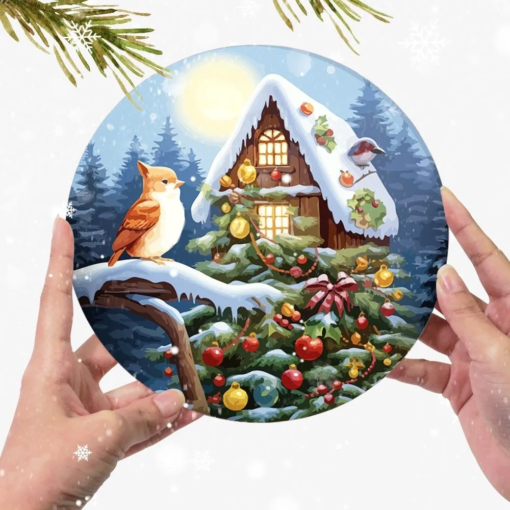Figured'Art Vakantie en Natuur schilderen op nummer placemats 20 cm