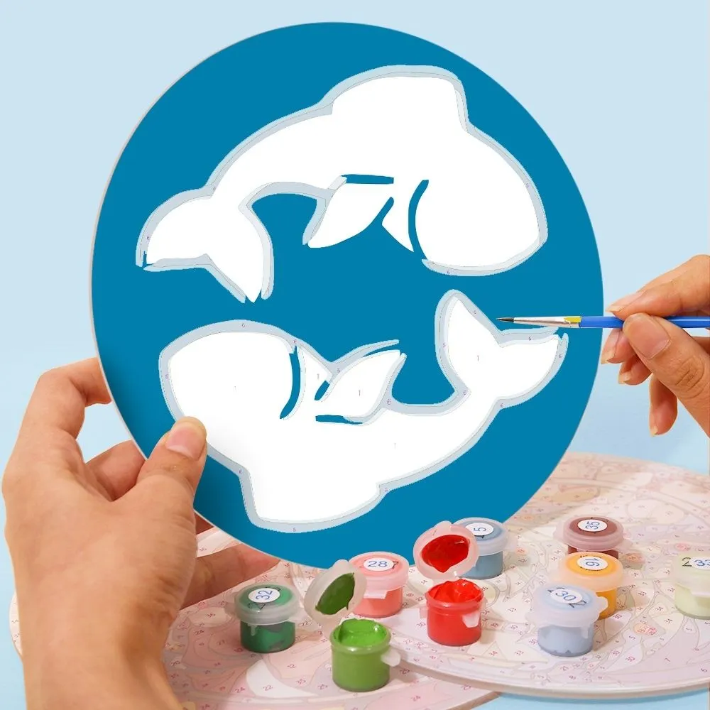 Figured'Art Serie Sterrenbeelden 1 schilderen op nummer placemats 20 cm 12 stuks