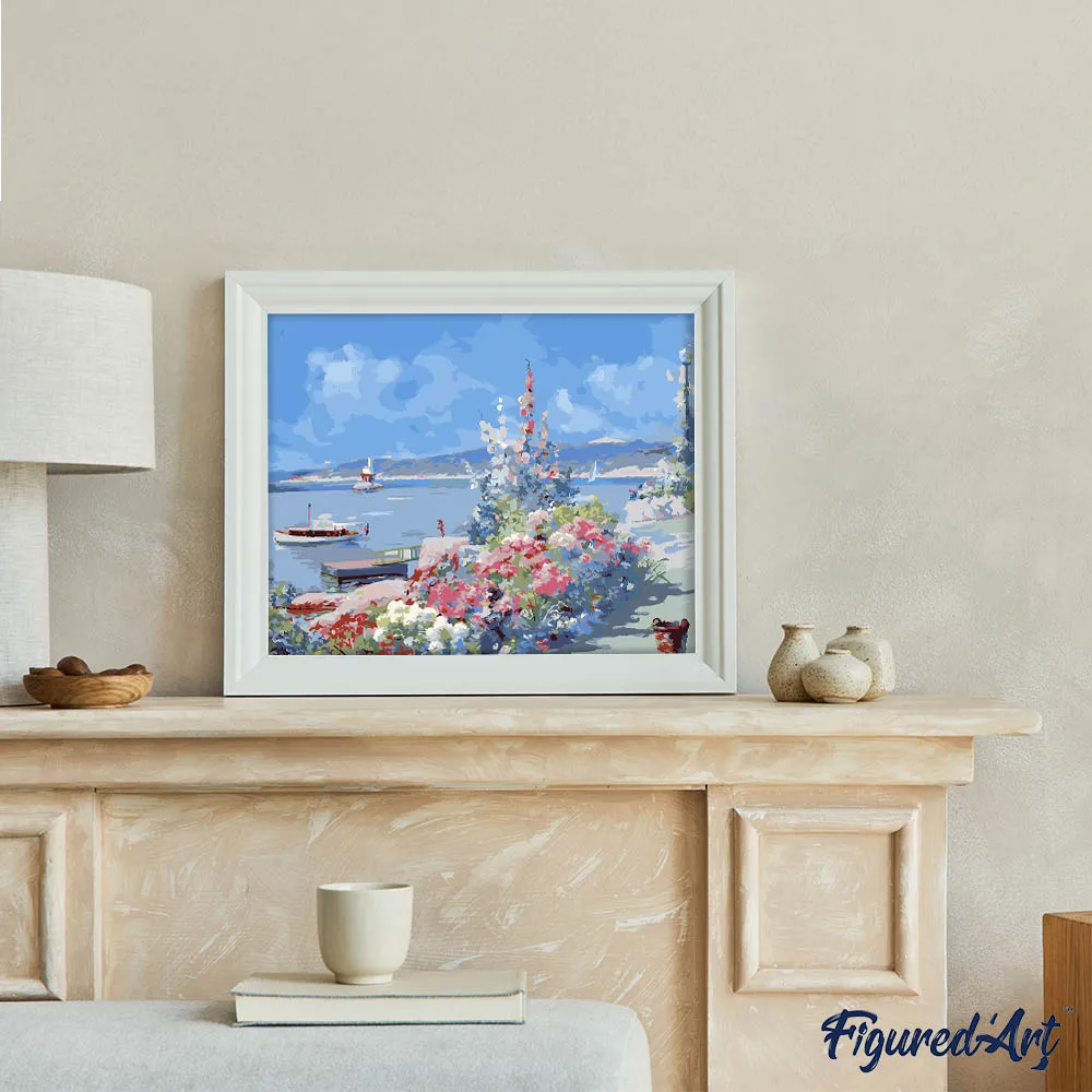 Figured'Art The Home Garden Gloucester schilderen op nummer 40x50 cm impressie