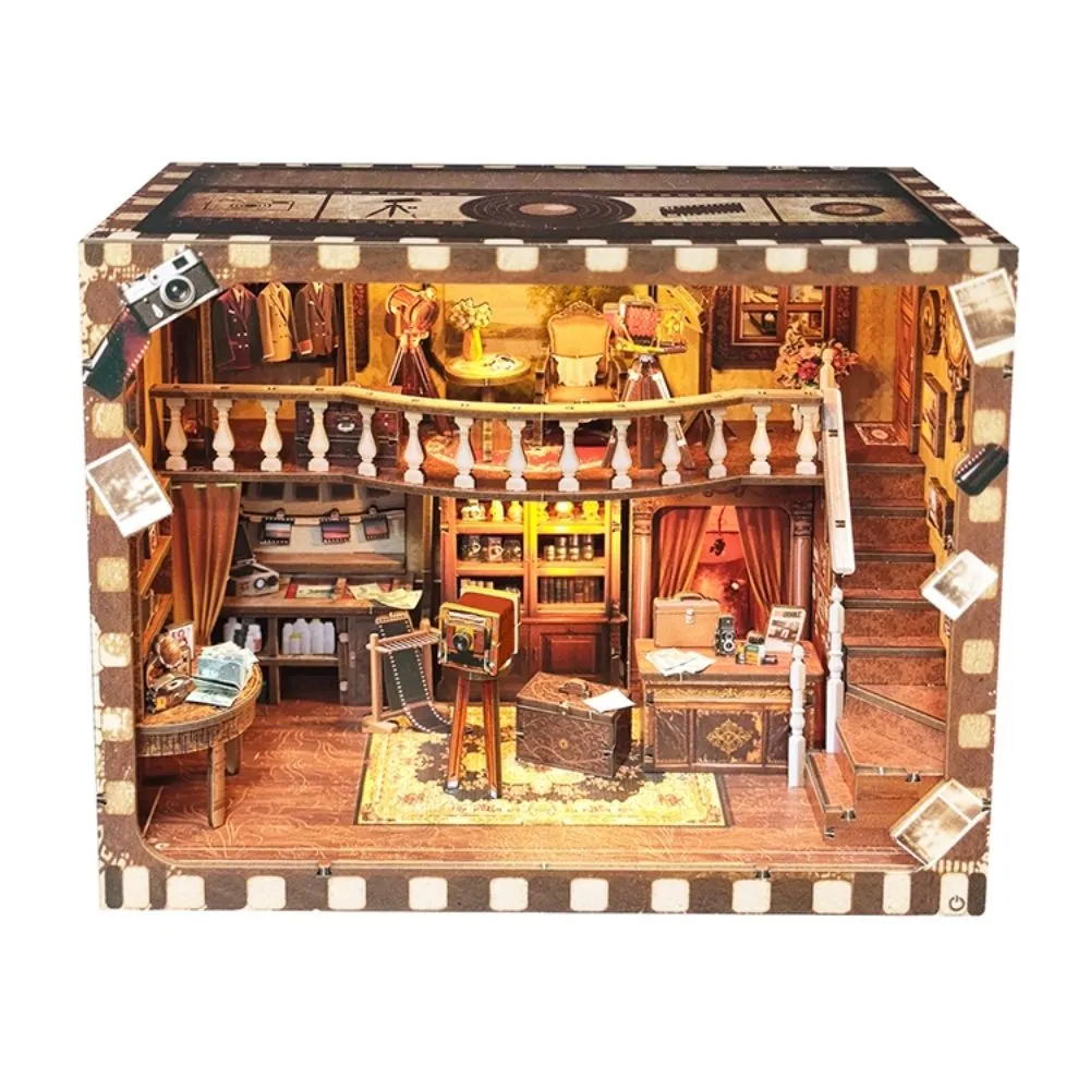 Figured'Art Nostalgie Fotostudio Book Nook 23x11,5cm LED