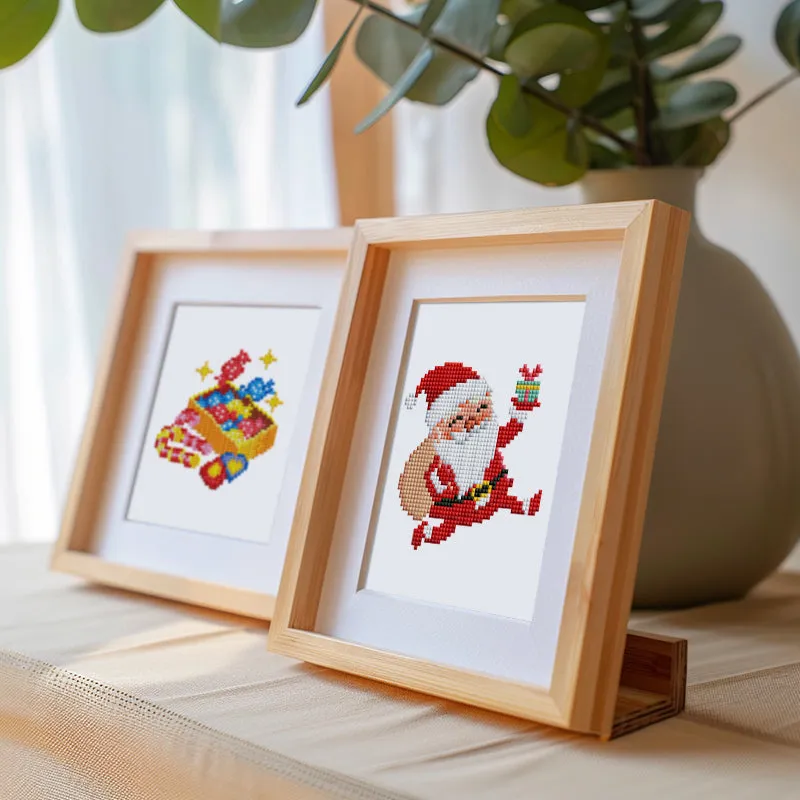 Figured'Art Mini Tomatensap en Kerstman diamond painting 2x 15x20cm full drill