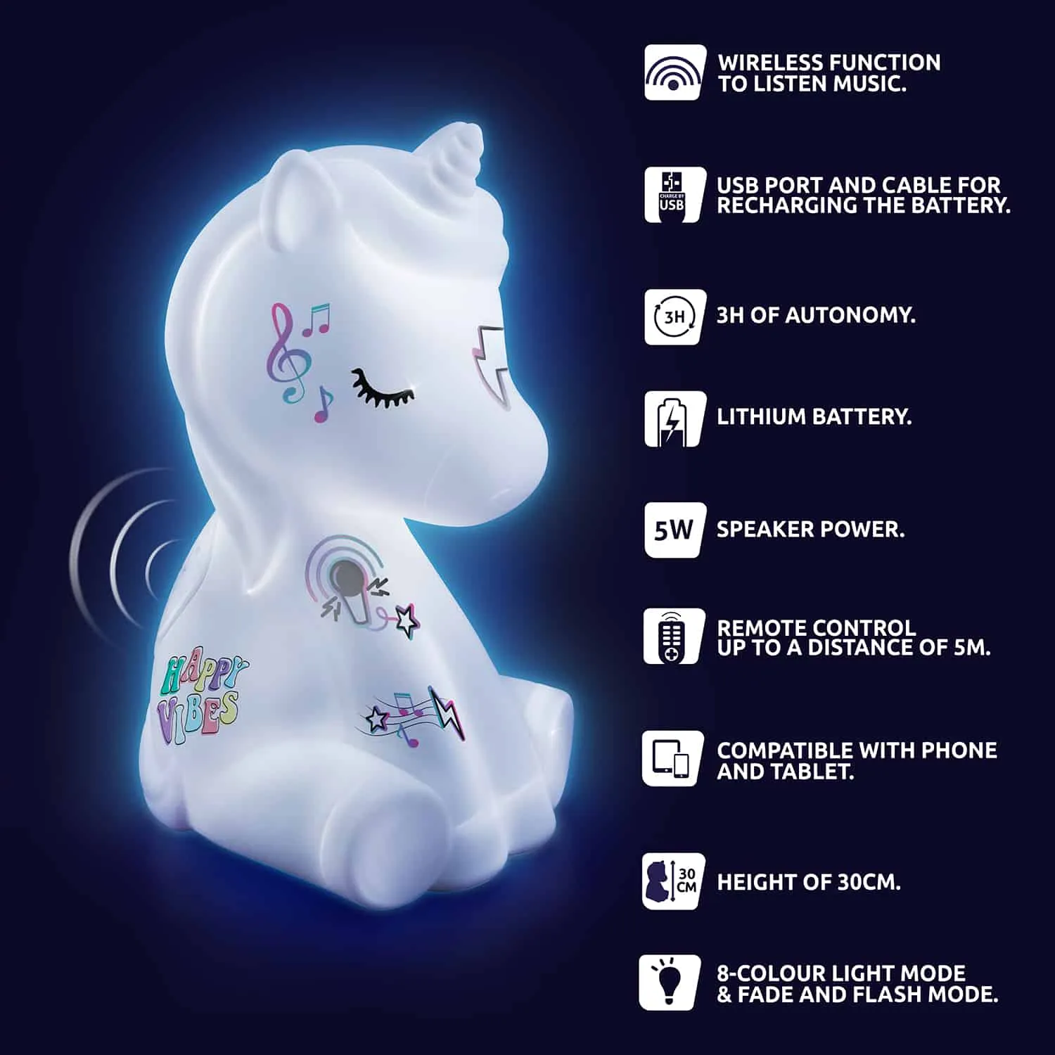 Canal Toys Studio Creator Unicorn Speaker Bluetooth Licht
