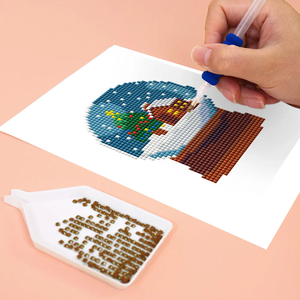 Figured'Art Feestelijke Kerst mini diamond painting 6 stuks 15x20cm