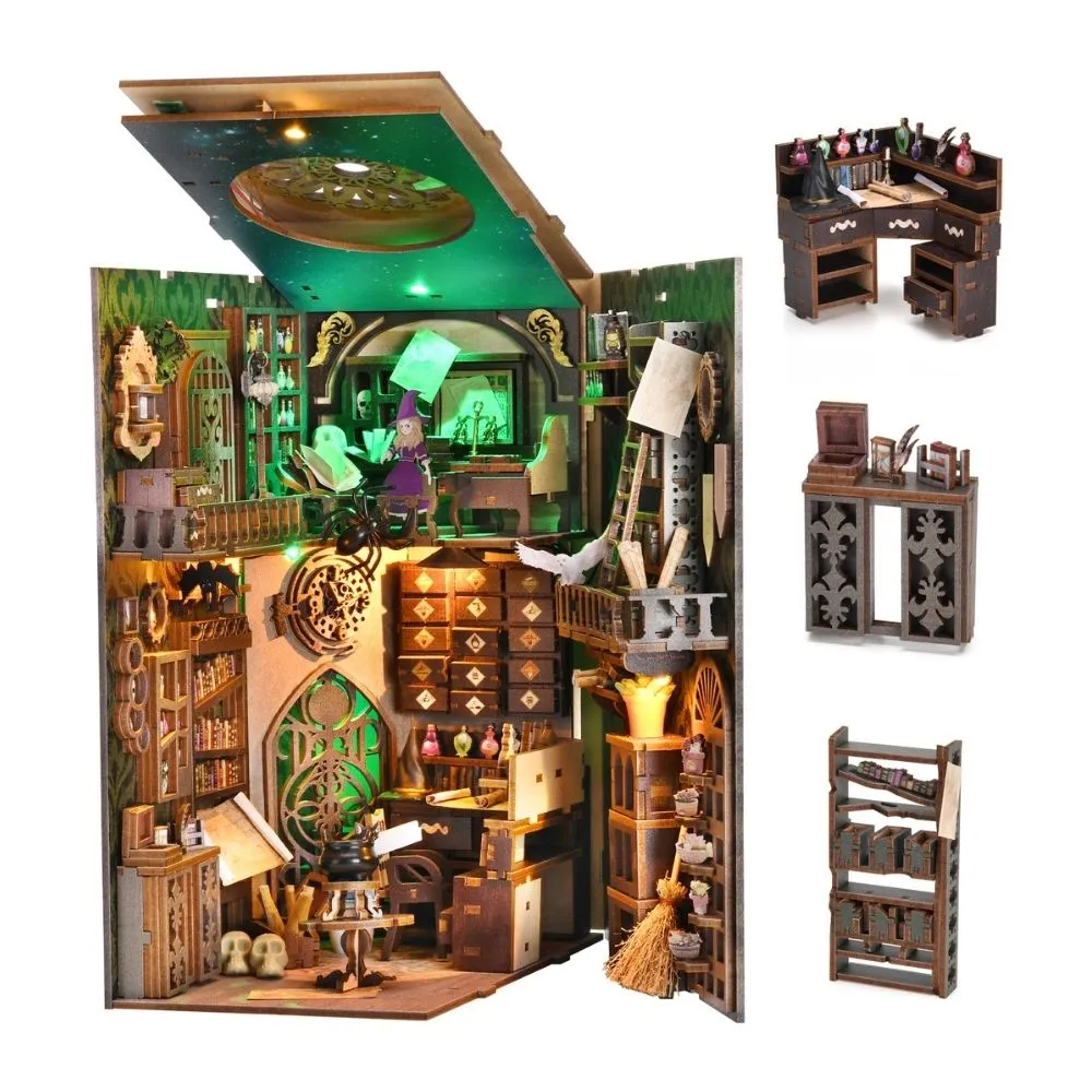 Figured'Art Het Huis van de Tovenaar book nook 18x11x23cm