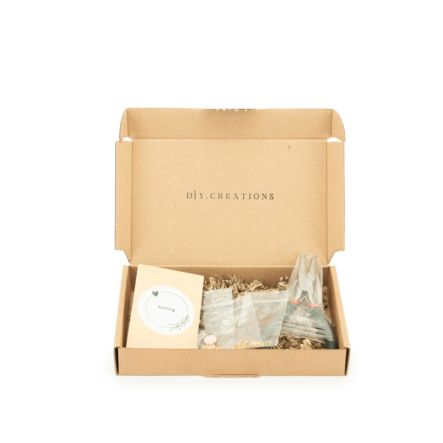 DIY Creations Golden Moments bedelketting pakket 4 kleuren