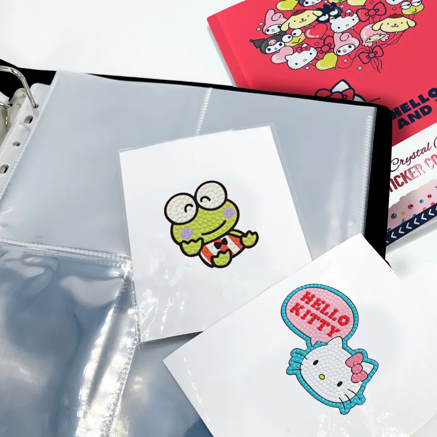 Craft Buddy Sticker Collection Binder map 31x35cm stickers