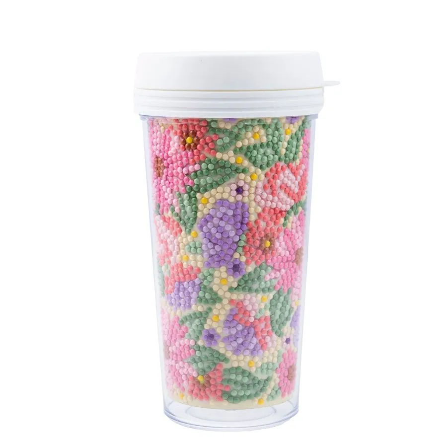 Craft Buddy Crystal Art Floral and Mandala tumbler 2-pack 470 ml