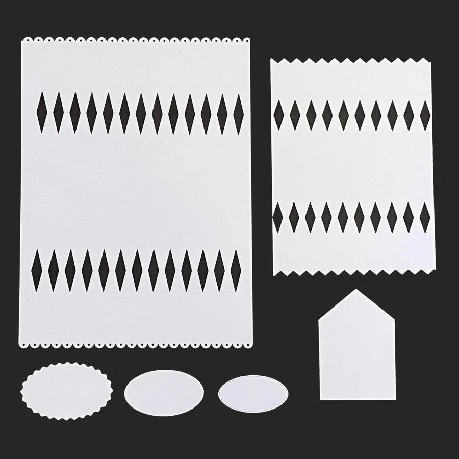 Craft Buddy Traditional Cracker Duo snijmallen 8-delig 2 maten