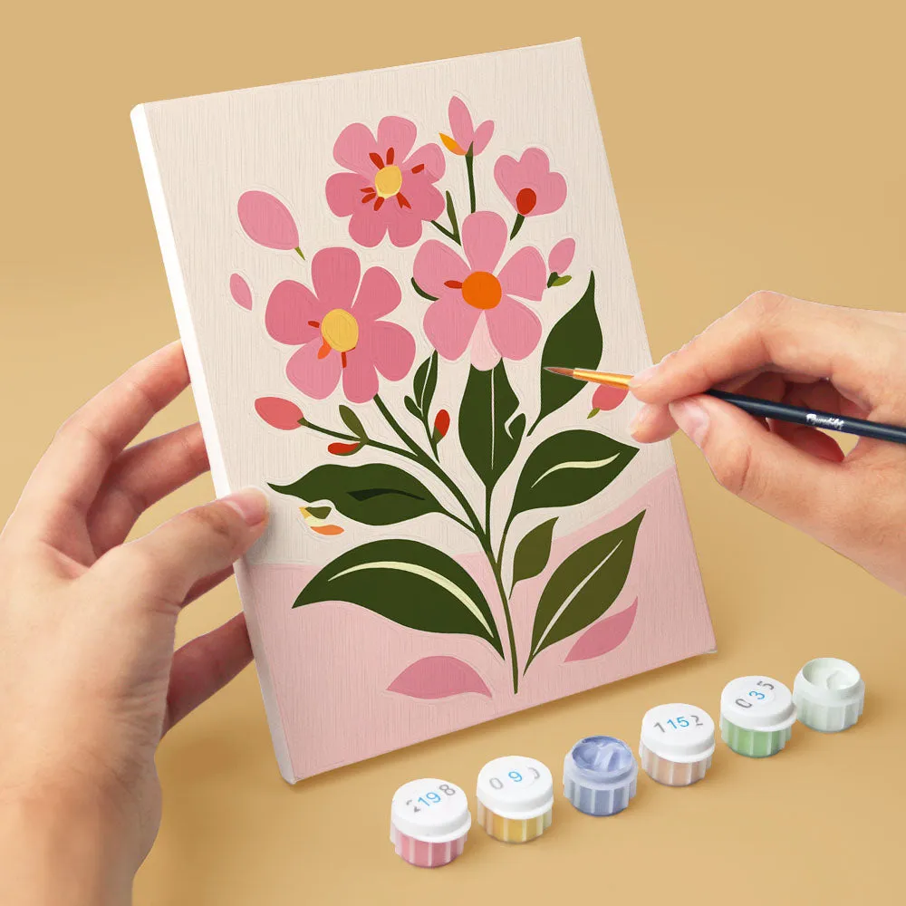 Figured'Art Mini Lentebloemen schilderen op nummer 15x20cm 6 stuks