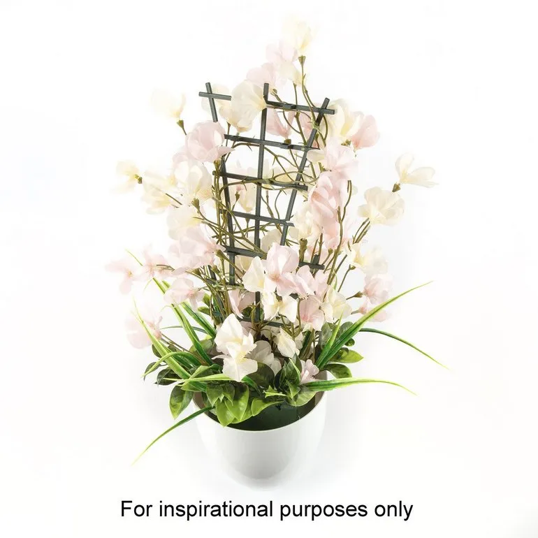 Craft Buddy Forever Flowerz Sweet Pea bloemenkit perzik 4 stuks