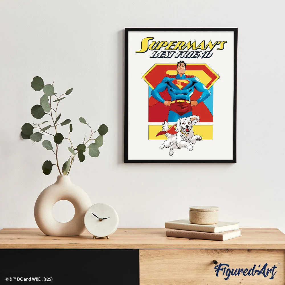 Figured'Art Supermans beste vriend schilderen op nummer 40x50