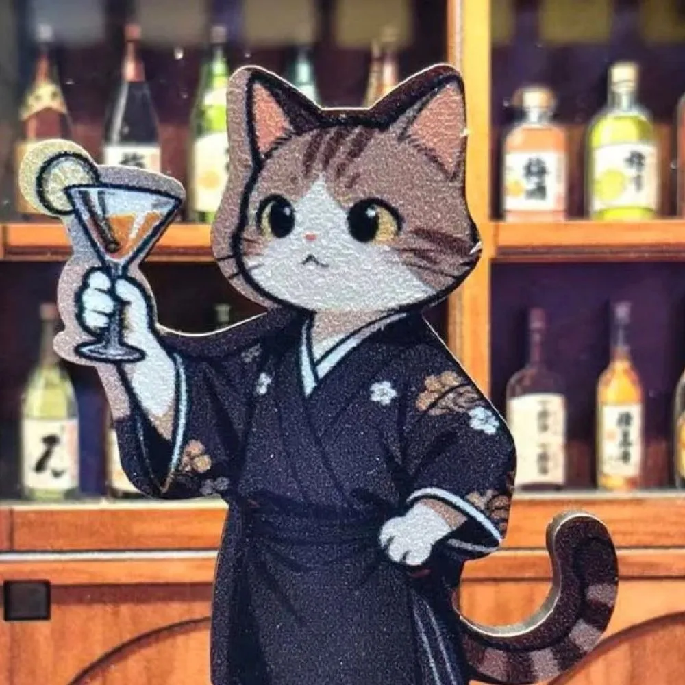 Figured'Art Sakura Sake Bar miniatuurhuisje 3D puzzel 209 stukjes
