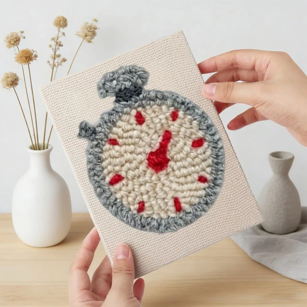 Figured'Art Punch Needle Stedelijke Iconen 2 borduurset 15x20cm 4 stuks