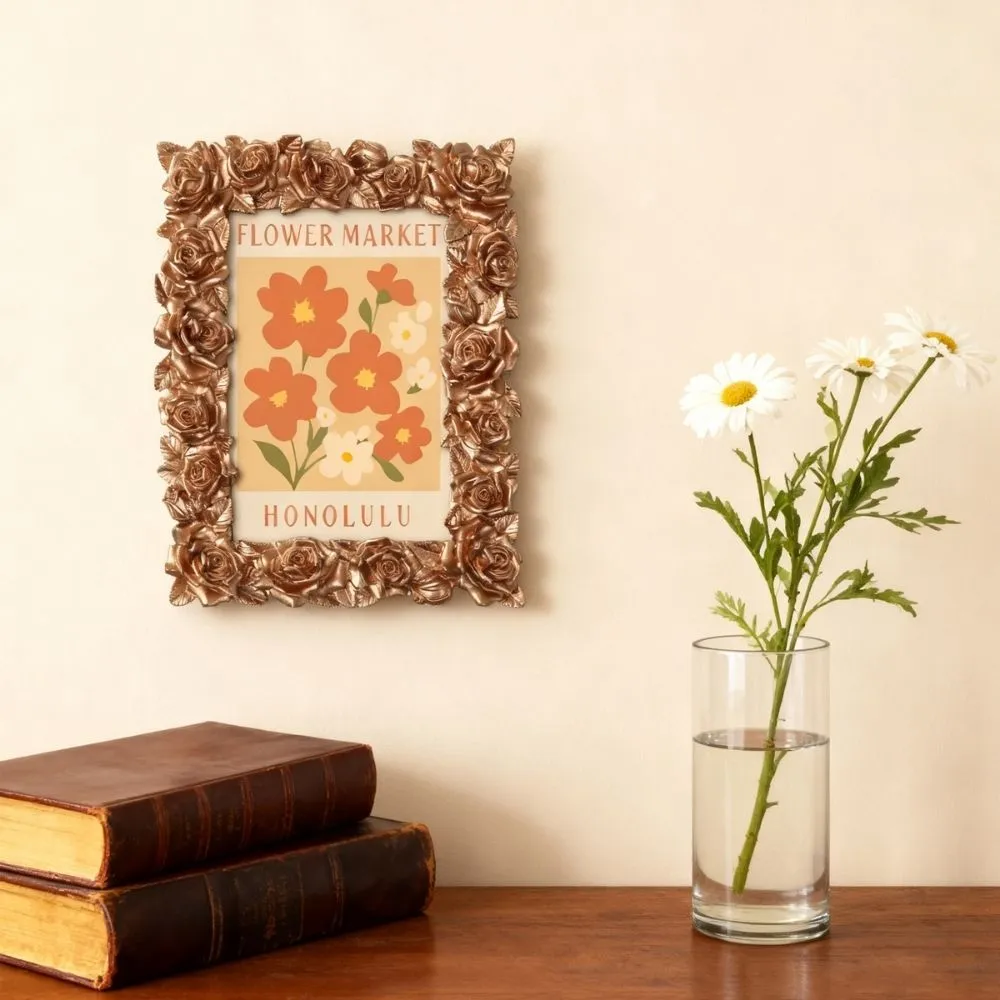 Figured'Art Mini Bloemenmarkt Honolulu schilderen op nummer 15,7x9,7cm lijst