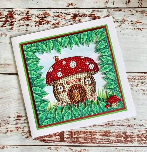 Craft Buddy Crystal Art Enchanted Toadstool stempels A6 paddenstoel