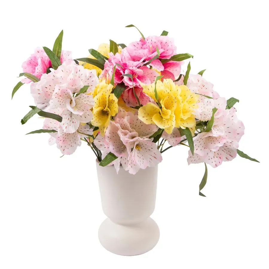 Forever Flowerz Alstroemeria knutselset pastel 18 bloemen
