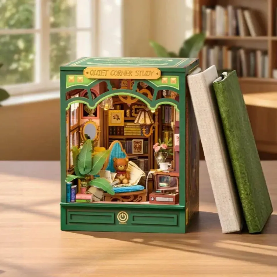 Figured'Art Rustige Hoekstudie book nook 185 delen met led
