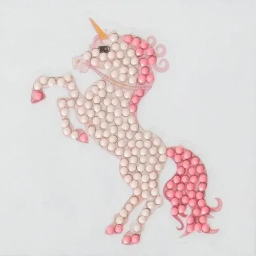 Craft Buddy Crystal Art Unicorn sticker motif eenhoorn